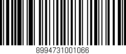 Código de barras (EAN, GTIN, SKU, ISBN): '8994731001066'