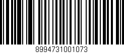 Código de barras (EAN, GTIN, SKU, ISBN): '8994731001073'