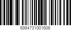 Código de barras (EAN, GTIN, SKU, ISBN): '8994731001608'