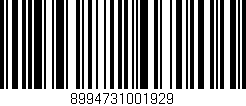 Código de barras (EAN, GTIN, SKU, ISBN): '8994731001929'