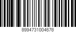 Código de barras (EAN, GTIN, SKU, ISBN): '8994731004678'