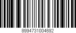 Código de barras (EAN, GTIN, SKU, ISBN): '8994731004692'