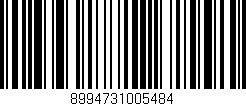 Código de barras (EAN, GTIN, SKU, ISBN): '8994731005484'