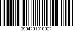 Código de barras (EAN, GTIN, SKU, ISBN): '8994731010327'