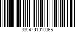 Código de barras (EAN, GTIN, SKU, ISBN): '8994731010365'