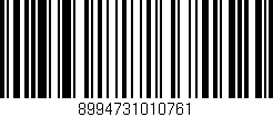 Código de barras (EAN, GTIN, SKU, ISBN): '8994731010761'
