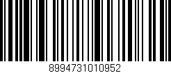Código de barras (EAN, GTIN, SKU, ISBN): '8994731010952'