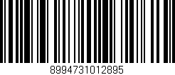 Código de barras (EAN, GTIN, SKU, ISBN): '8994731012895'