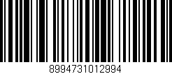 Código de barras (EAN, GTIN, SKU, ISBN): '8994731012994'