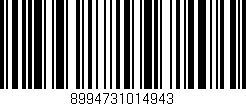 Código de barras (EAN, GTIN, SKU, ISBN): '8994731014943'