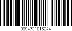 Código de barras (EAN, GTIN, SKU, ISBN): '8994731016244'