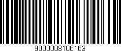 Código de barras (EAN, GTIN, SKU, ISBN): '9000008106163'