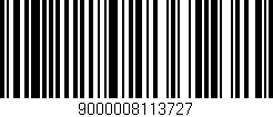 Código de barras (EAN, GTIN, SKU, ISBN): '9000008113727'