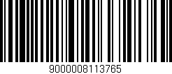 Código de barras (EAN, GTIN, SKU, ISBN): '9000008113765'