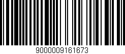 Código de barras (EAN, GTIN, SKU, ISBN): '9000009161673'