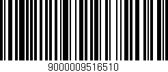 Código de barras (EAN, GTIN, SKU, ISBN): '9000009516510'