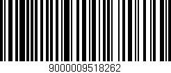 Código de barras (EAN, GTIN, SKU, ISBN): '9000009518262'