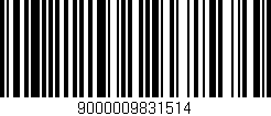 Código de barras (EAN, GTIN, SKU, ISBN): '9000009831514'
