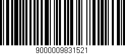 Código de barras (EAN, GTIN, SKU, ISBN): '9000009831521'
