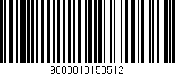 Código de barras (EAN, GTIN, SKU, ISBN): '9000010150512'