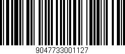 Código de barras (EAN, GTIN, SKU, ISBN): '9047733001127'