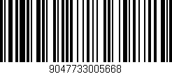 Código de barras (EAN, GTIN, SKU, ISBN): '9047733005668'