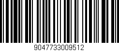 Código de barras (EAN, GTIN, SKU, ISBN): '9047733009512'