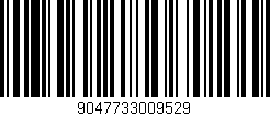Código de barras (EAN, GTIN, SKU, ISBN): '9047733009529'