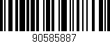 Código de barras (EAN, GTIN, SKU, ISBN): '90585887'