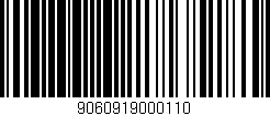 Código de barras (EAN, GTIN, SKU, ISBN): '9060919000110'