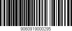 Código de barras (EAN, GTIN, SKU, ISBN): '9060919000295'