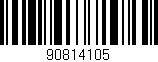 Código de barras (EAN, GTIN, SKU, ISBN): '90814105'