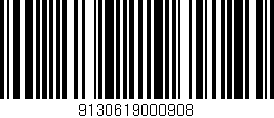 Código de barras (EAN, GTIN, SKU, ISBN): '9130619000908'