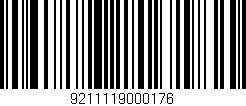 Código de barras (EAN, GTIN, SKU, ISBN): '9211119000176'