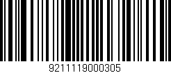 Código de barras (EAN, GTIN, SKU, ISBN): '9211119000305'