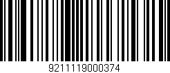 Código de barras (EAN, GTIN, SKU, ISBN): '9211119000374'