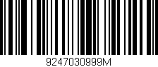 Código de barras (EAN, GTIN, SKU, ISBN): '9247030999M'