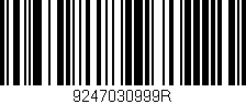Código de barras (EAN, GTIN, SKU, ISBN): '9247030999R'