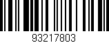 Código de barras (EAN, GTIN, SKU, ISBN): '93217803'