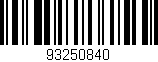 Código de barras (EAN, GTIN, SKU, ISBN): '93250840'