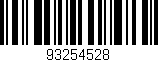Código de barras (EAN, GTIN, SKU, ISBN): '93254528'
