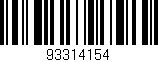 Código de barras (EAN, GTIN, SKU, ISBN): '93314154'