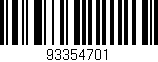 Código de barras (EAN, GTIN, SKU, ISBN): '93354701'