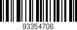 Código de barras (EAN, GTIN, SKU, ISBN): '93354706'