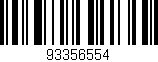 Código de barras (EAN, GTIN, SKU, ISBN): '93356554'