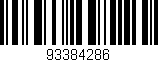 Código de barras (EAN, GTIN, SKU, ISBN): '93384286'