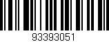 Código de barras (EAN, GTIN, SKU, ISBN): '93393051'