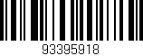 Código de barras (EAN, GTIN, SKU, ISBN): '93395918'