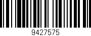 Código de barras (EAN, GTIN, SKU, ISBN): '9427575'