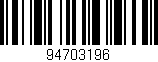 Código de barras (EAN, GTIN, SKU, ISBN): '94703196'
